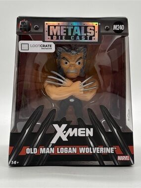 Jada Metals Die Cast X-Men Old Man Logan Wolverine M240 Loot Crate Exclusive